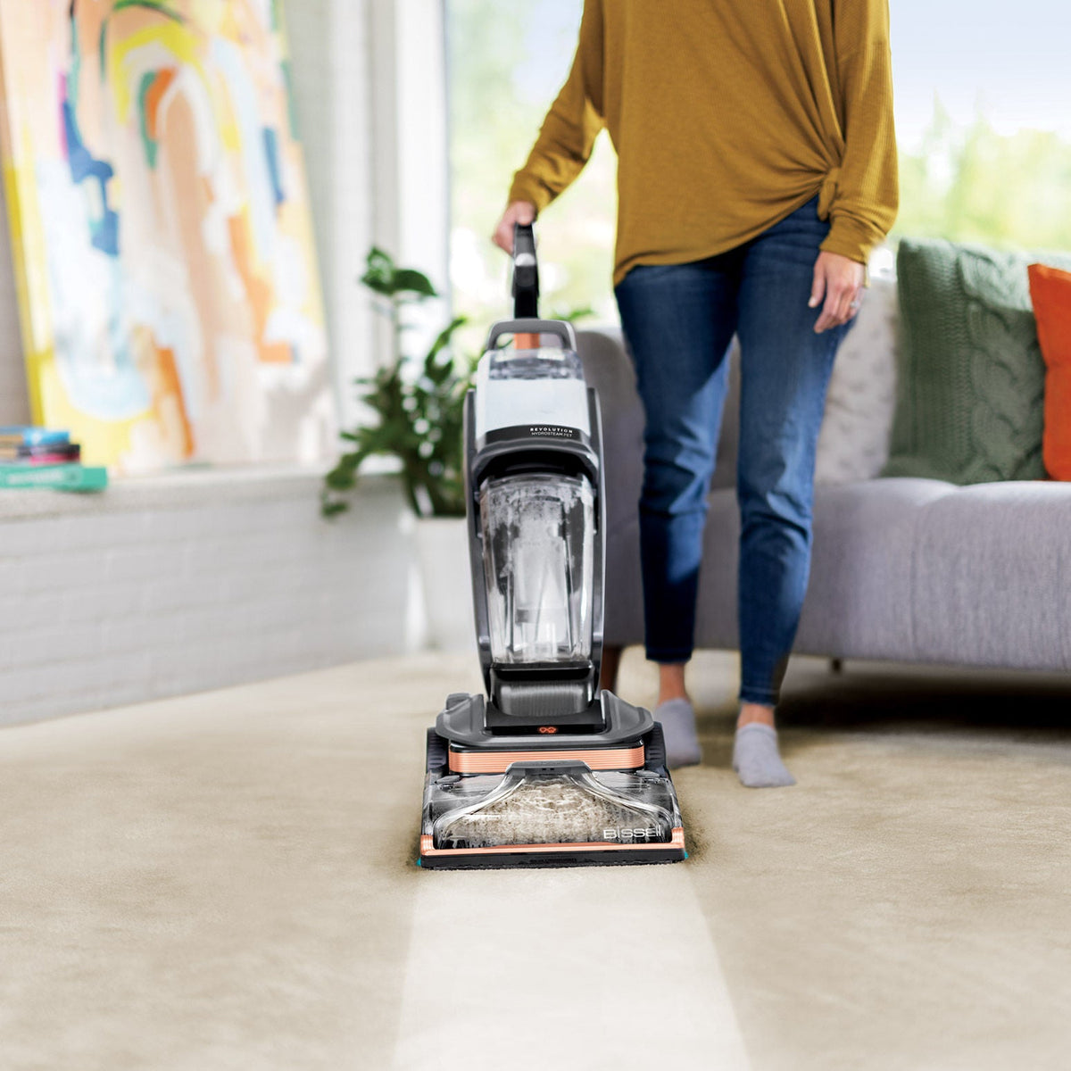 BISSELL Revolution Hydrosteam Deluxe Carpet Cleaner