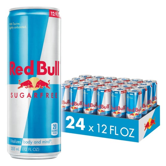 Red Bull Energy Drink, Sugar Free, 12 fl oz, 24 ct