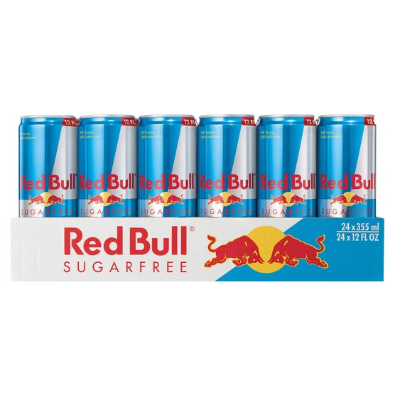 Red Bull Energy Drink, Sugar Free, 12 fl oz, 24 ct