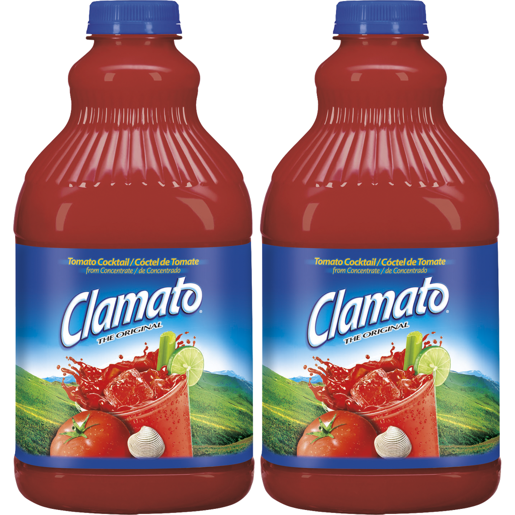 Clamato Tomato Cocktail, Original, 64 fl oz, 2 ct