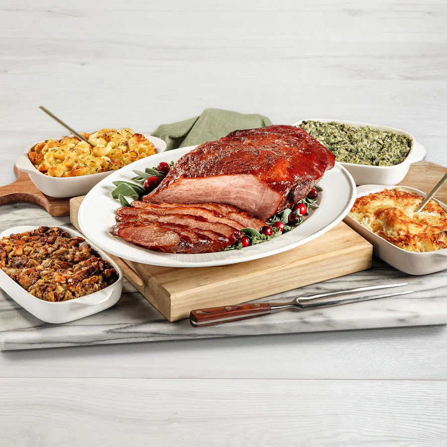 Rastelli’s Carver Ham Meal with 4 Side Dishes, Serves 8