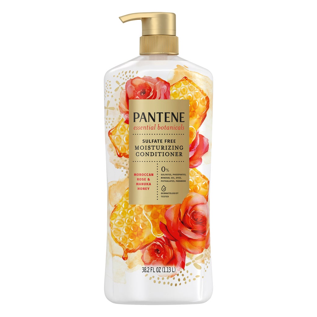 Pantene Essential Botanicals Moroccan Rose & Manuka Honey Conditioner, 38.2 fl oz - product image