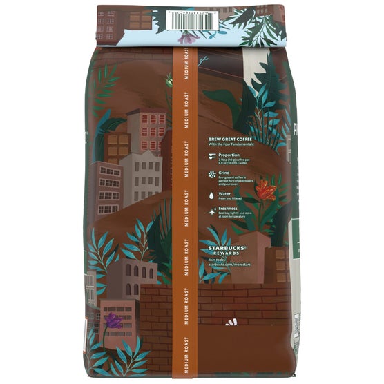 Starbucks Pike Place Roast Ground Coffee, Medium Roast, 2 lbs