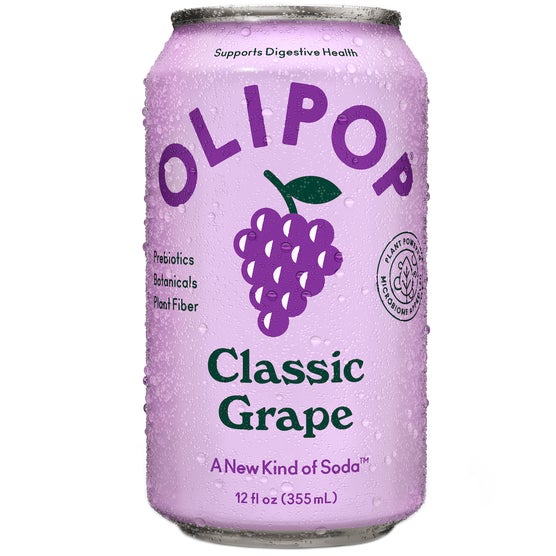 OLIPOP Prebiotic Soda, Variety Pack, 12 fl oz, 15 ct