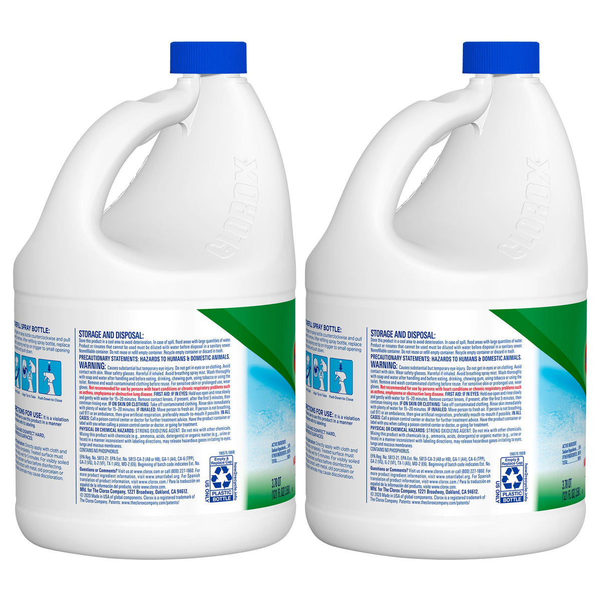 Clorox Clean-Up Cleaner and Bleach, Original Scent, 121 fl oz, 2 ct - image 6