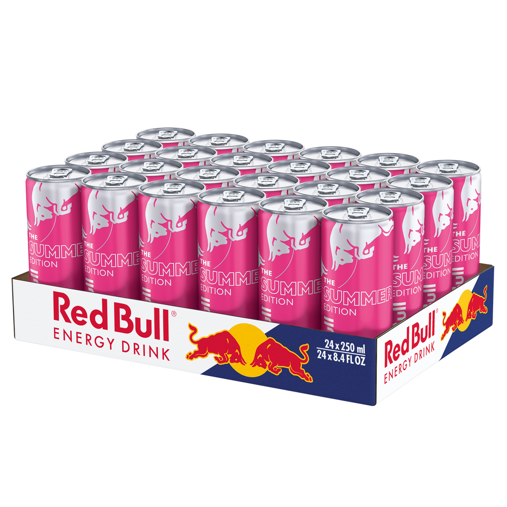Red Bull Energy Drink, White Peach, 8.4 fl oz, 24 ct