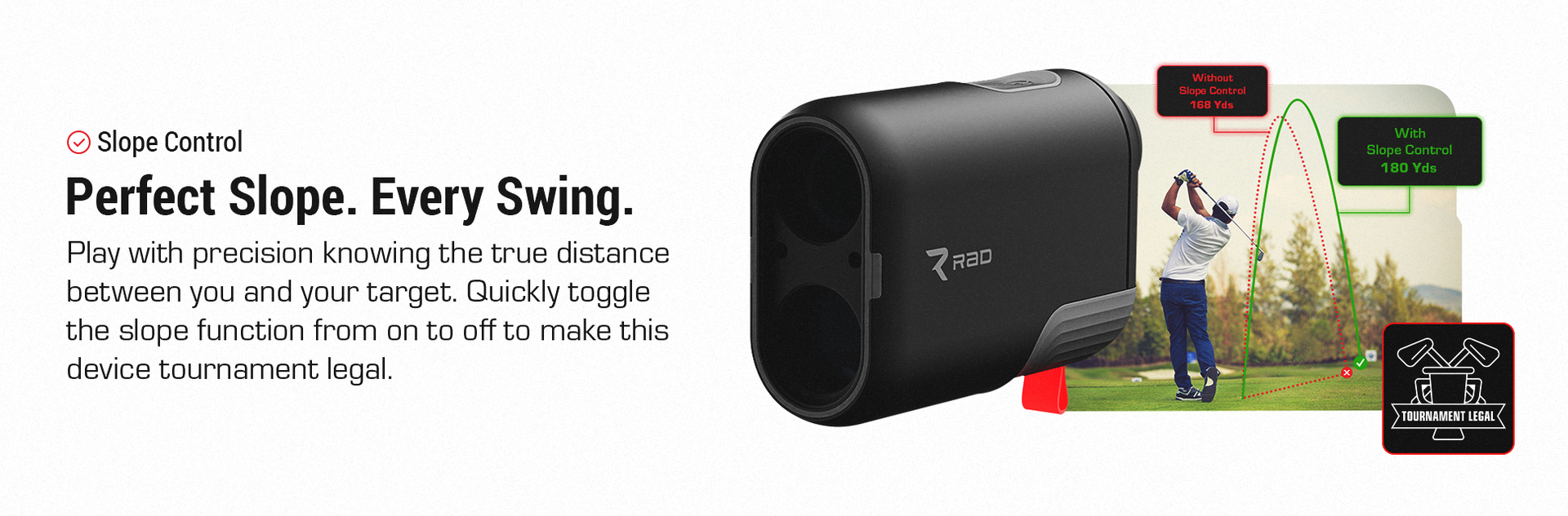 Rad Golf Lazer – GPS Bluetooth Smart Rangefinder with Slope and Pin Lock - image 22