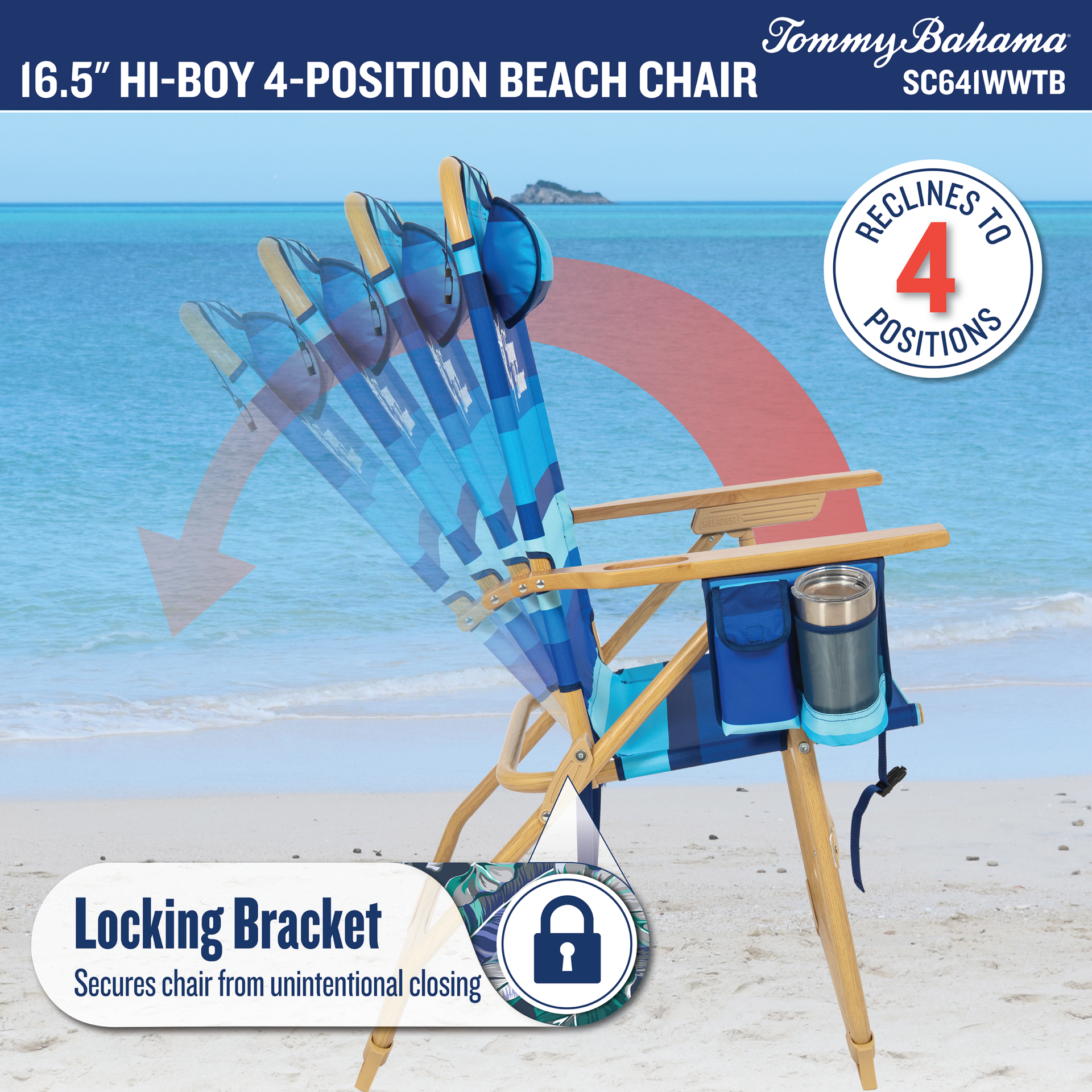 Tommy Bahama Hi-Boy Beach Chair - image 29