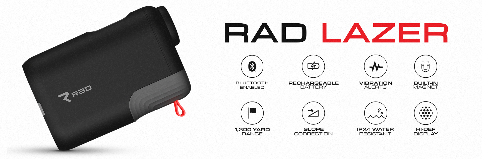 Rad Golf Lazer – GPS Bluetooth Smart Rangefinder with Slope and Pin Lock - image 14