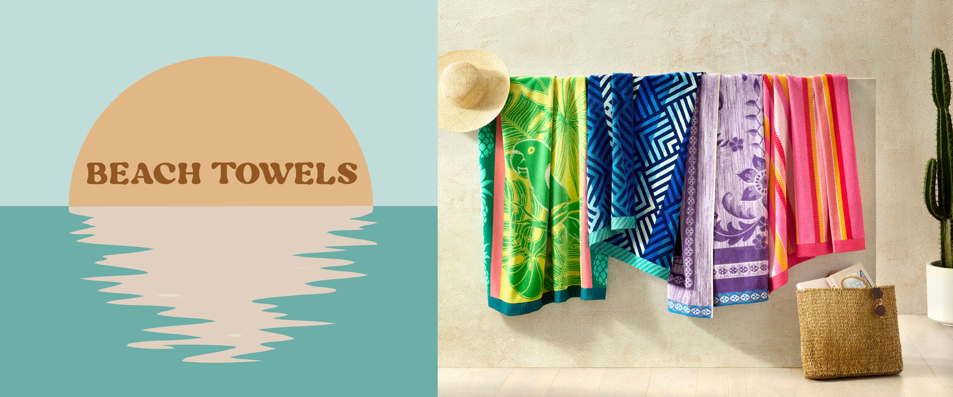 Reversible Jacquard Beach Towel, 2-pack - image 12
