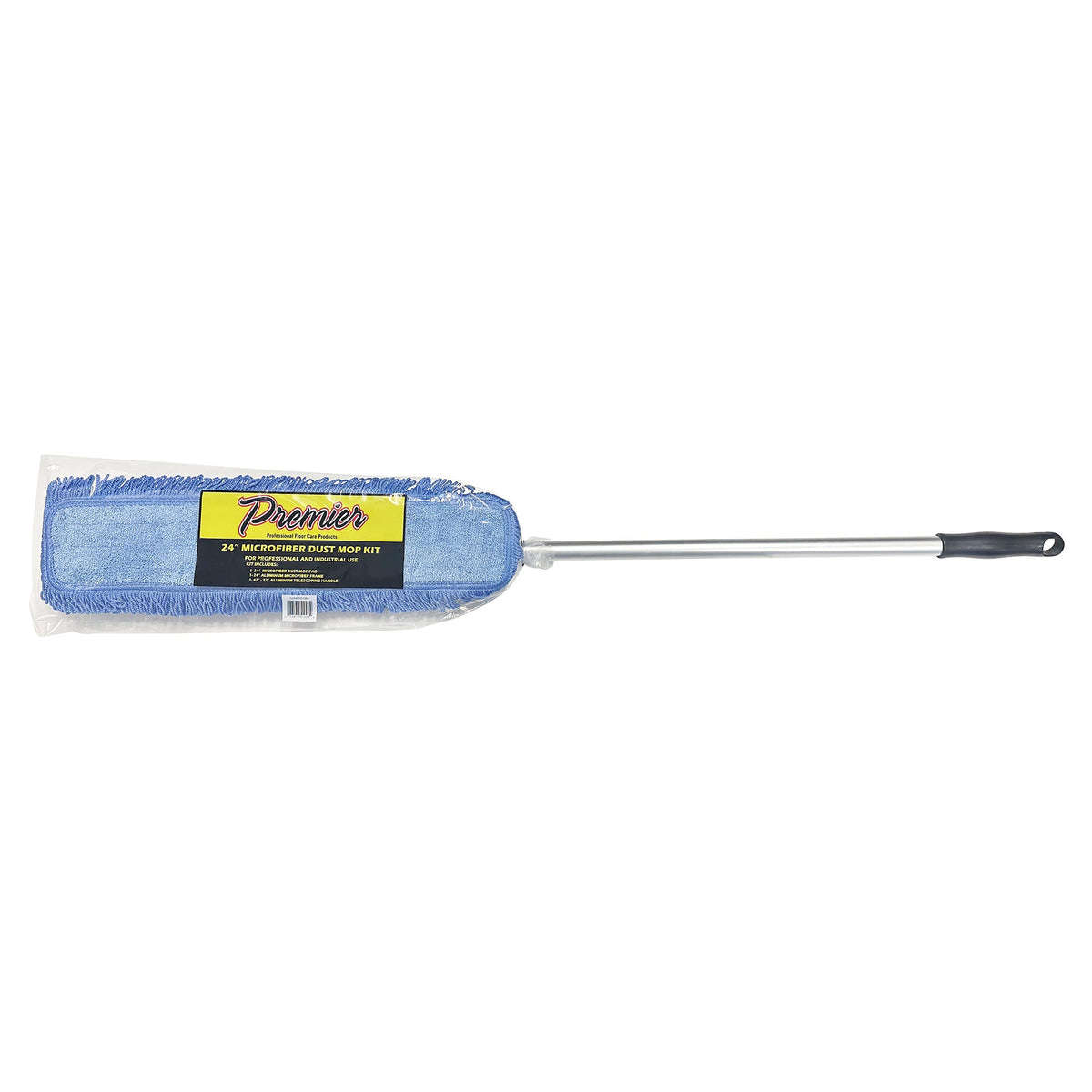 Premier Microfiber Dust Mop Kit, 24" Pad, Blue - image 5