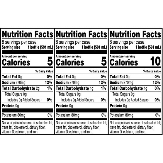Gatorade Zero Sugar Thirst Quencher, Variety Pack, 20 fl oz, 24 ct