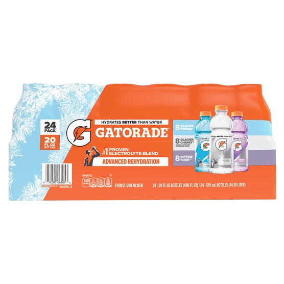 Gatorade Frost Thirst Quencher, Variety Pack, 20 fl oz, 24 ct
