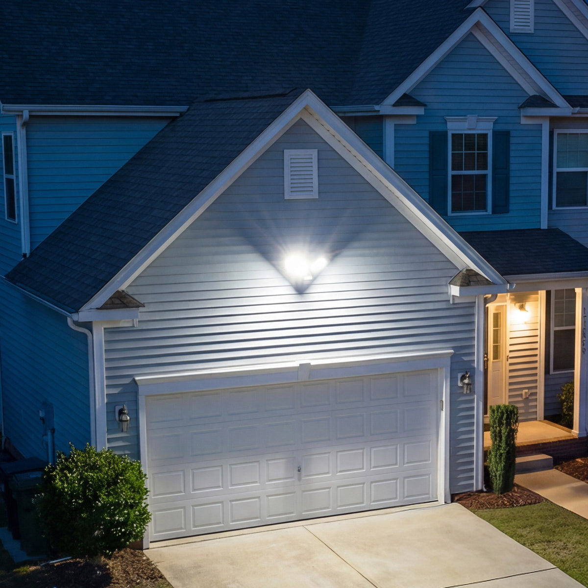 KODA Motion Activated LED Security Light, Hardwired, 5000L, White - image 4
