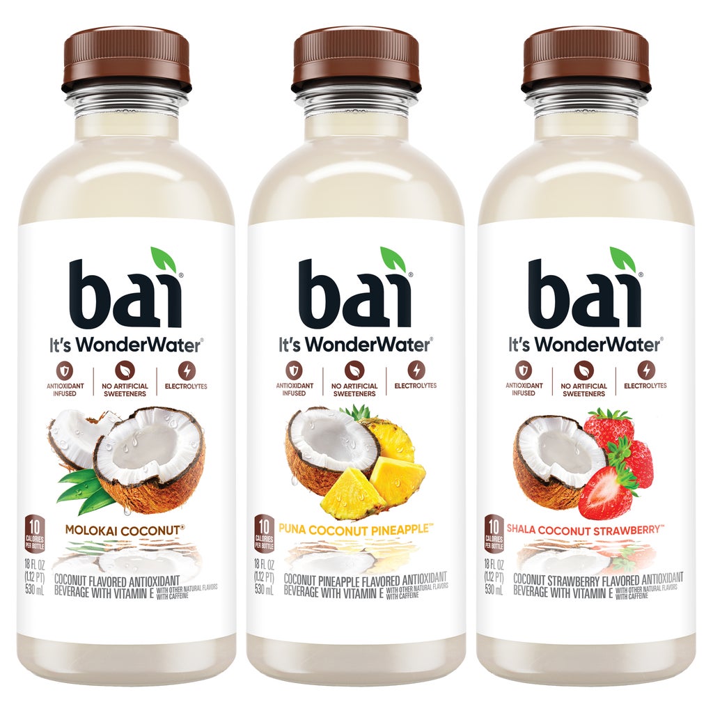 Bai It's WonderWater Coconut, Variety Pack, 18 fl oz, 15 ct