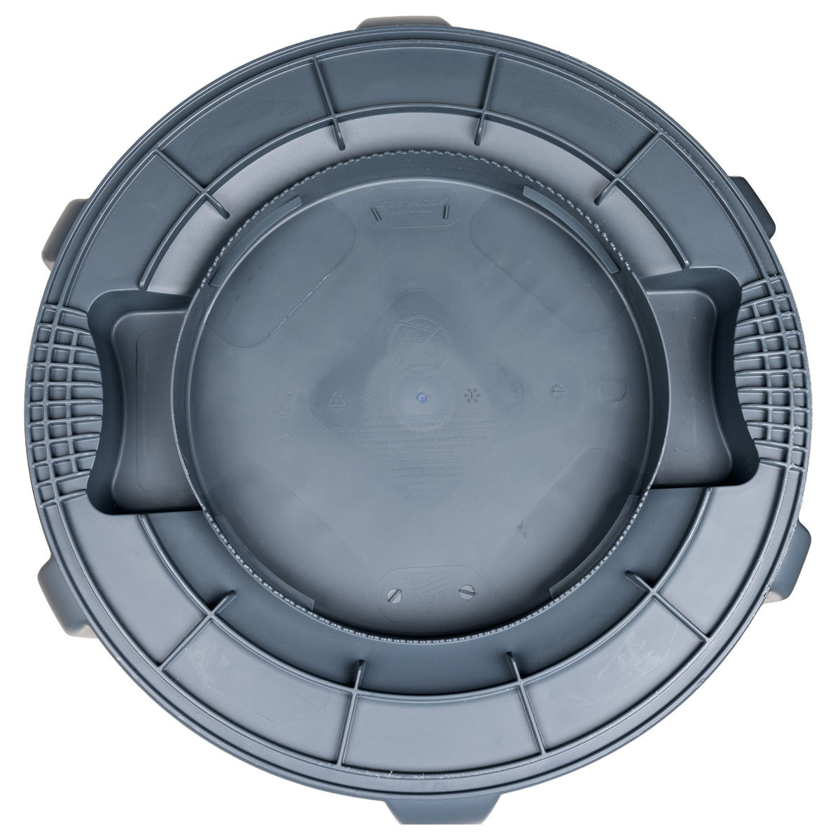 GreenMade Trash Can Flat Lid, 32 Gallon, Gray - image 2