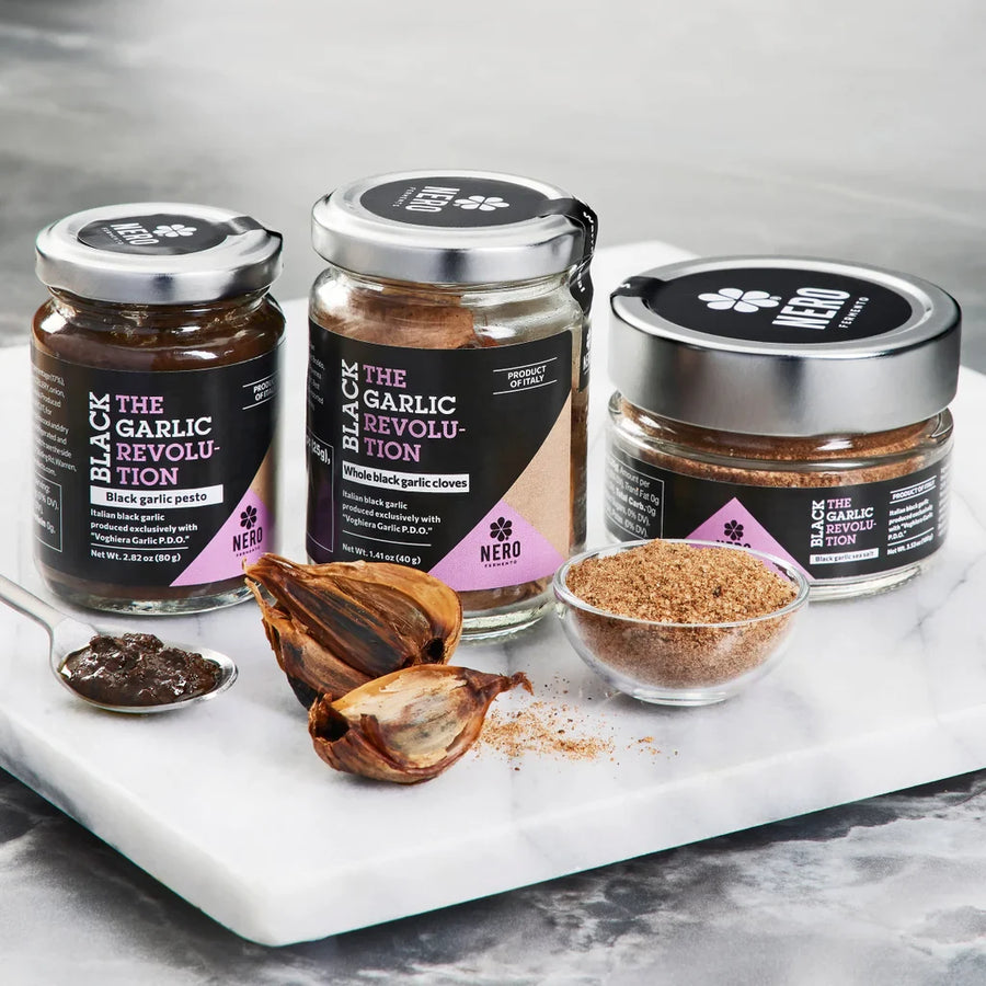 Nero Fermento Black Garlic Set, 3 Pack Set, 7.76 oz. Total