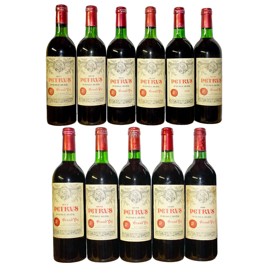 Chateau Petrus Vertical Set, 11 Pack 750ml CA ONLY (PRE-SALE)