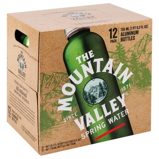The Mountain Valley Spring Water, 750 mL, 12 ct