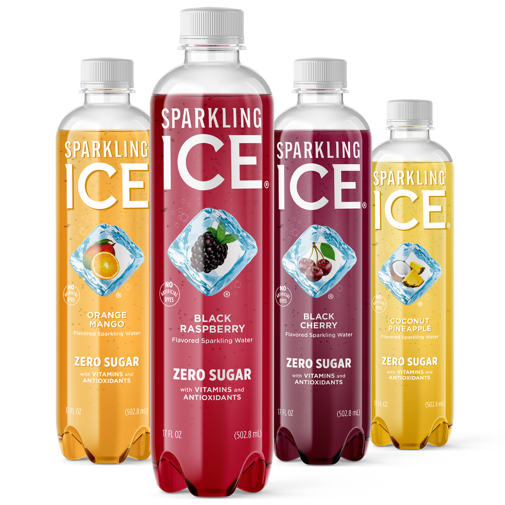 Sparkling ICE Zero Sugar Sparkling Water, Purple Variety Pack, 17 fl oz, 24 ct