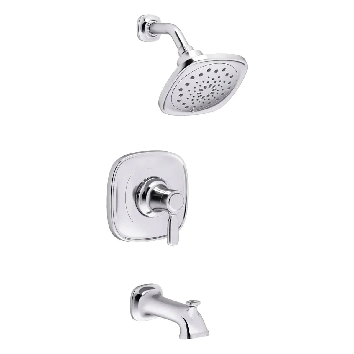 Kohler terzet rite temp bath and shower trim set