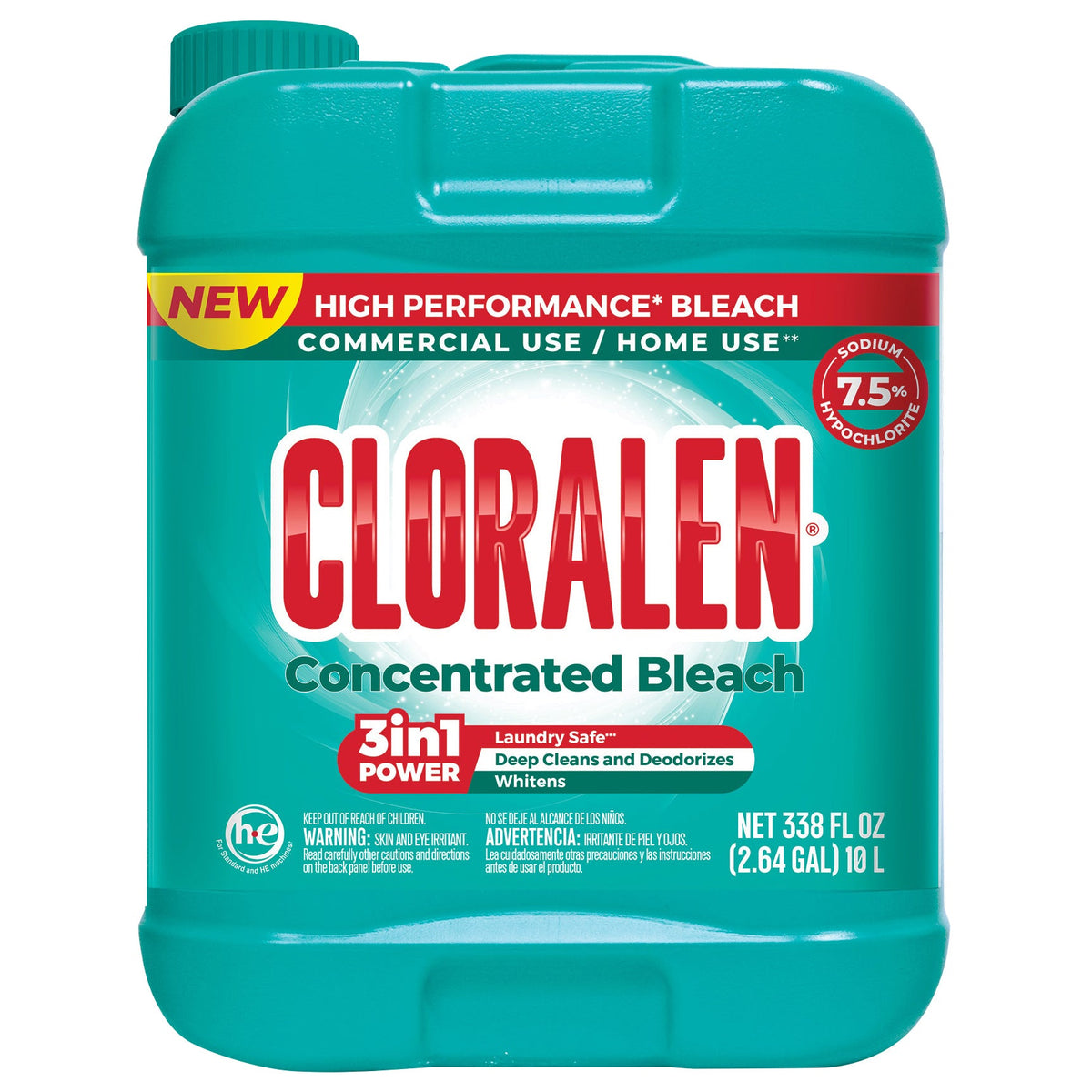 Cloralen Concentrated Liquid Bleach, 338 fl oz