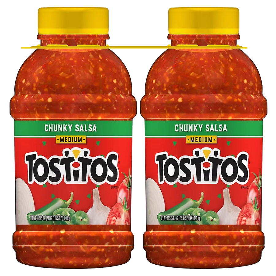 Tostitos Chunky Salsa, Medium, 40.575 oz, 2-count