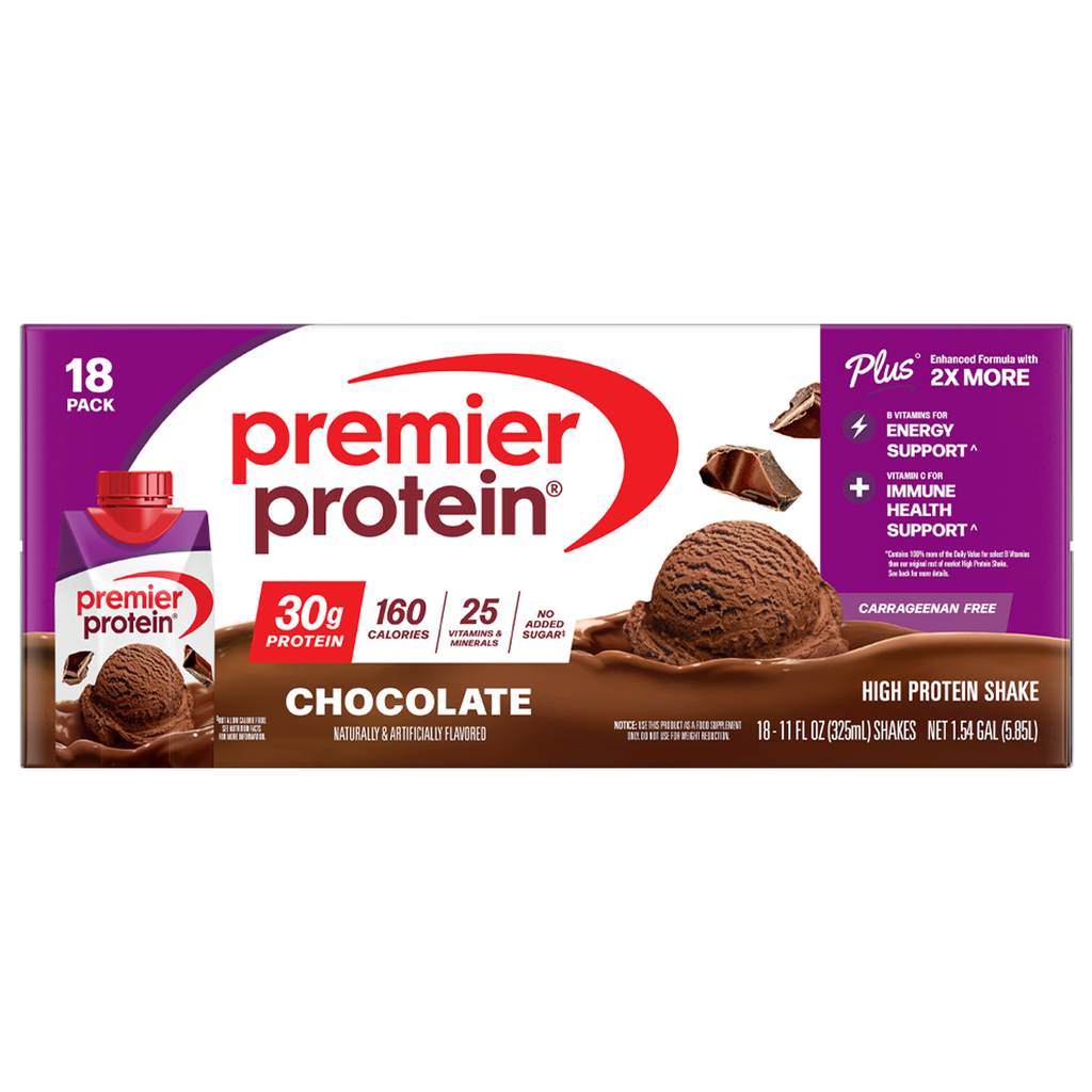 Premier Protein Shake, 30g Protein, Chocolate, 11 fl oz, 18 ct