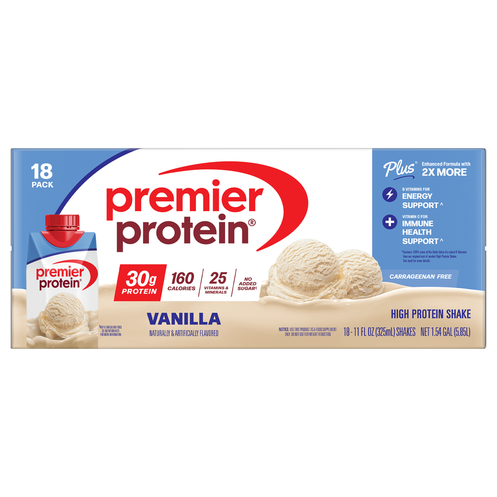 Premier Protein Shake, 30g Protein, Vanilla, 11 fl oz, 18 ct