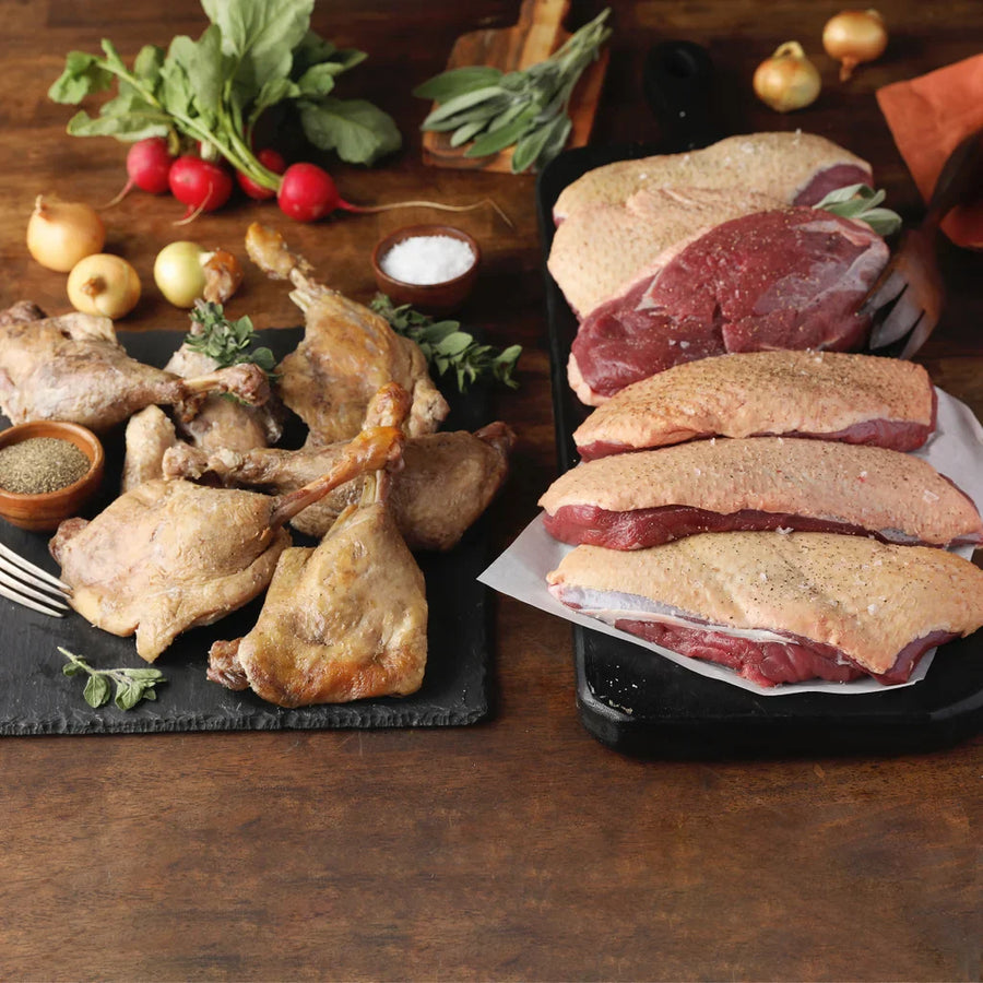 D'Artagnans 6 Duck Magret Breast and 6 Duck Leg Confit, 6.3lbs