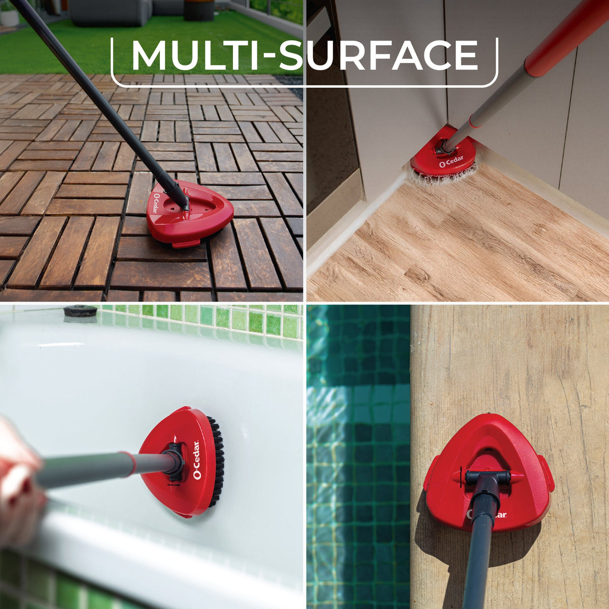 O-Cedar EasyWring Microfiber Spin Mop System with 2 Spin Mop Refills and Scrubber - image 7