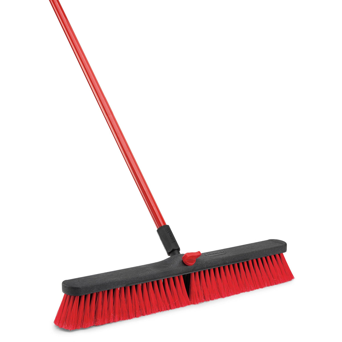 Libman FiberForce 24" Multi-Surface Push Broom, Red - image 2