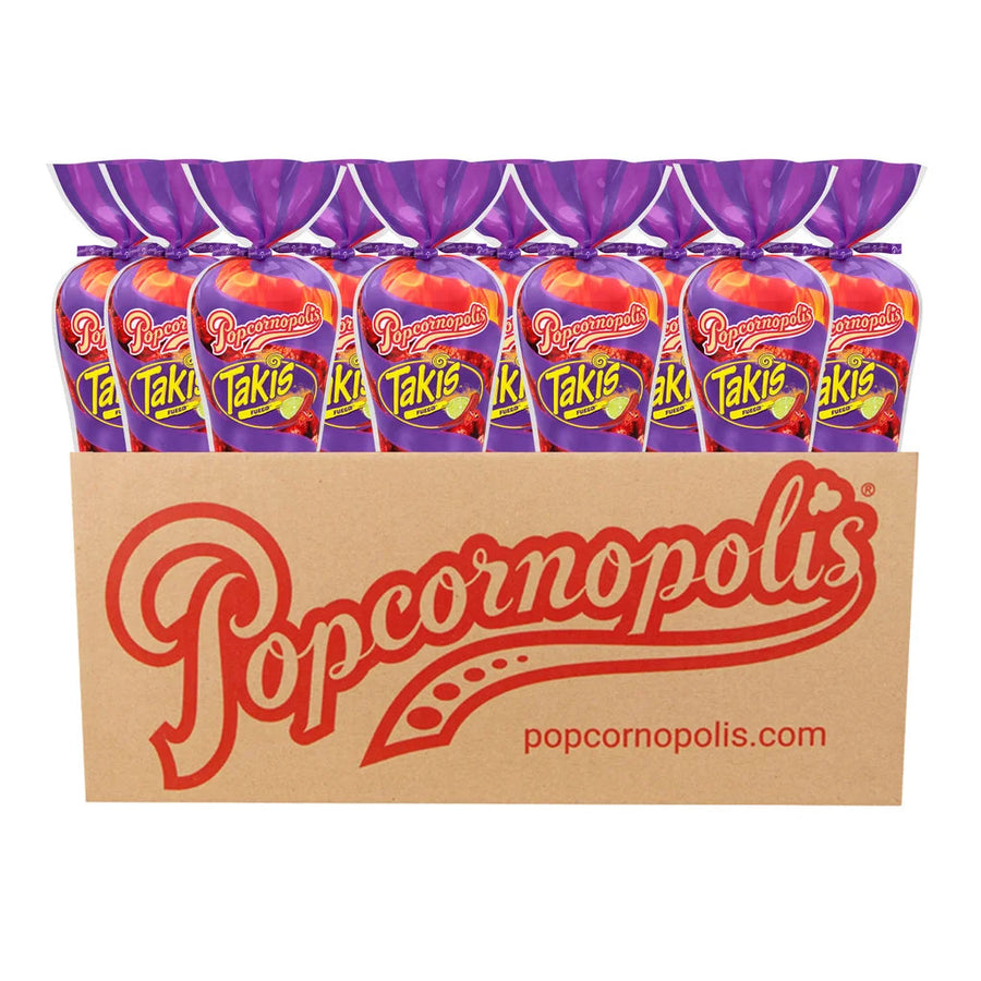 Popcornopolis Takis Popcorn Cones, 1.75 oz, 12-count