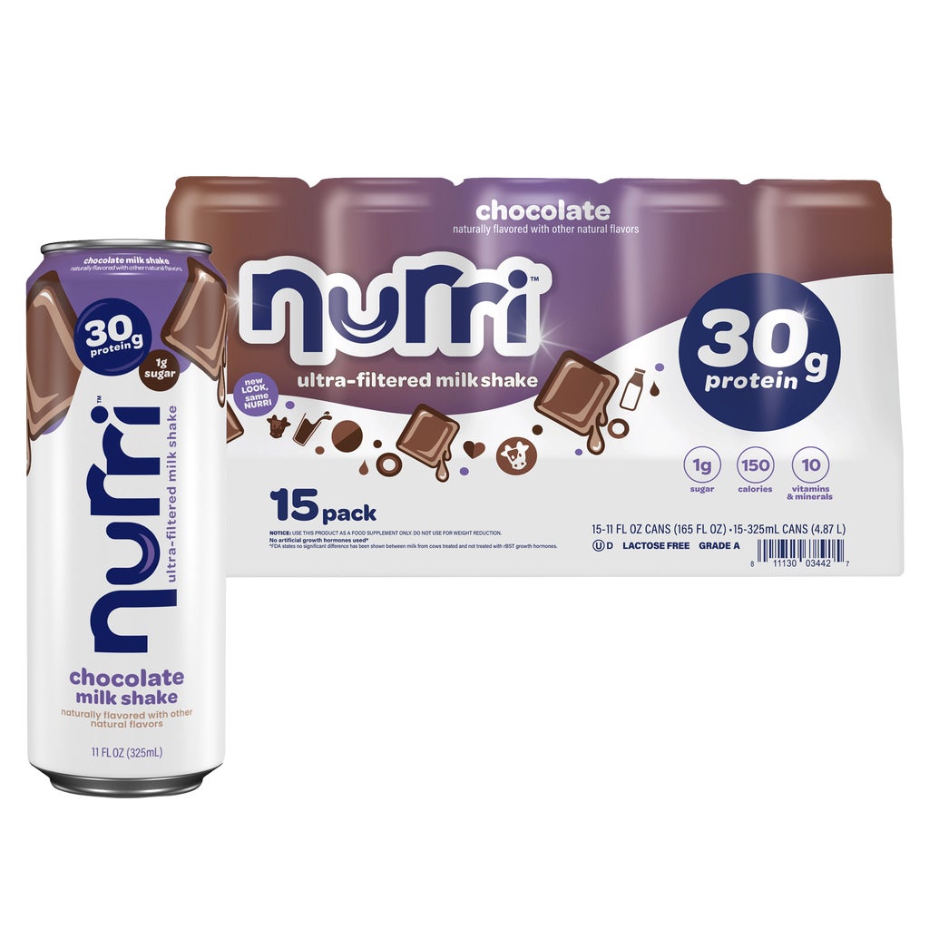 Nurri Ultra-Filtered Milk Shake, 30g Protein, Chocolate, 11 fl oz, 15 ct