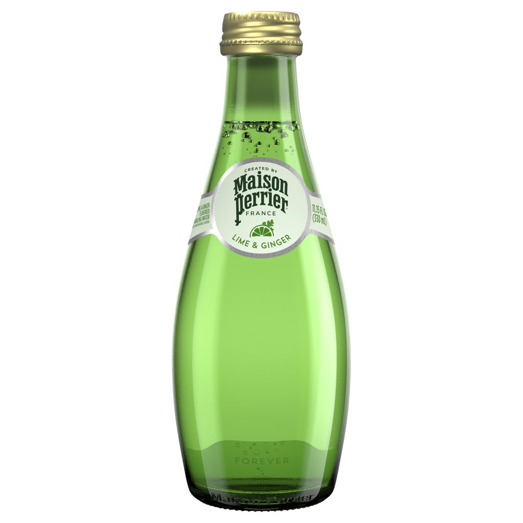 Maison Perrier Sparkling Water, Lime and Ginger, 11.15 fl oz, 24 ct