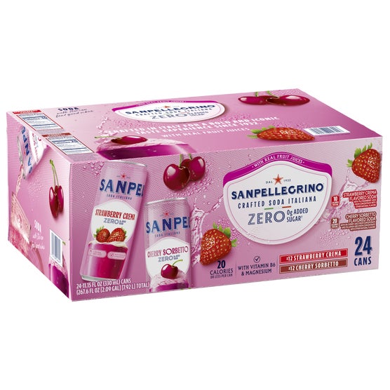 Sanpellegrino Crafted Soda Italiana, Variety Pack, 11.15 fl oz, 24 ct