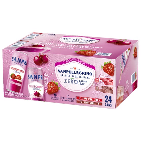 Sanpellegrino Crafted Soda Italiana, Variety Pack, 11.15 fl oz, 24 ct