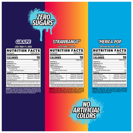 Ghost Hydration Drink, Variety Pack, 16.9 fl oz, 15 ct