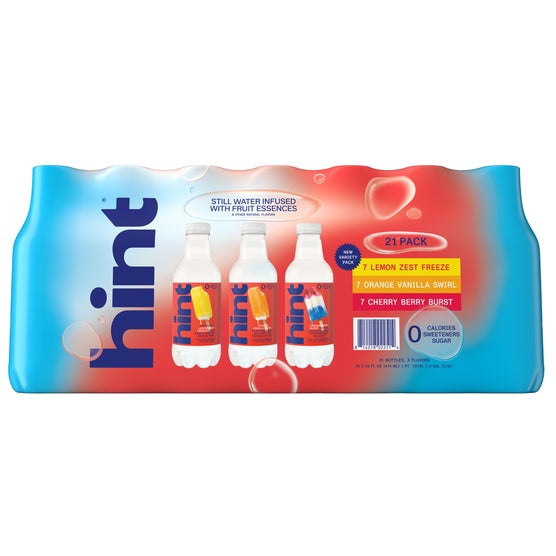 hint Still Water Infused with Fruit Essences, Variety Pack, 16 fl oz, 21 ct