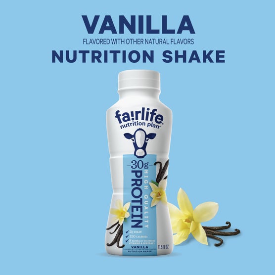 fairlife Nutrition Plan Protein Shake, 30g Protein, Vanilla, 11.5 fl oz, 18 ct