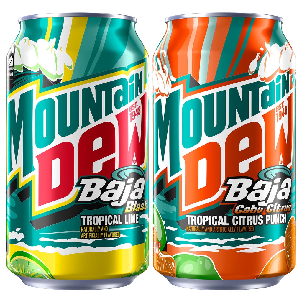 Mountain Dew Baja, Variety Pack, 12 fl oz, 28 ct