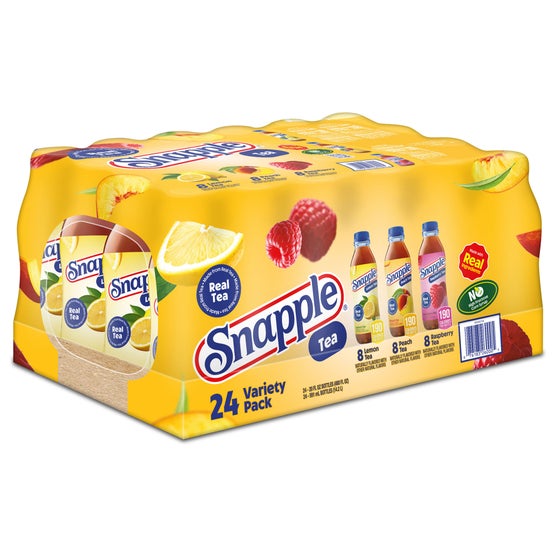 Snapple Tea, All Natural, Variety Pack, 20 fl oz, 24 ct