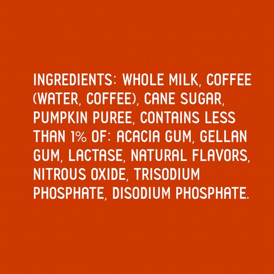 La Colombe Latte, Espresso Roast with Whole Milk, Pumpkin Spice, 9 fl oz, 12 ct
