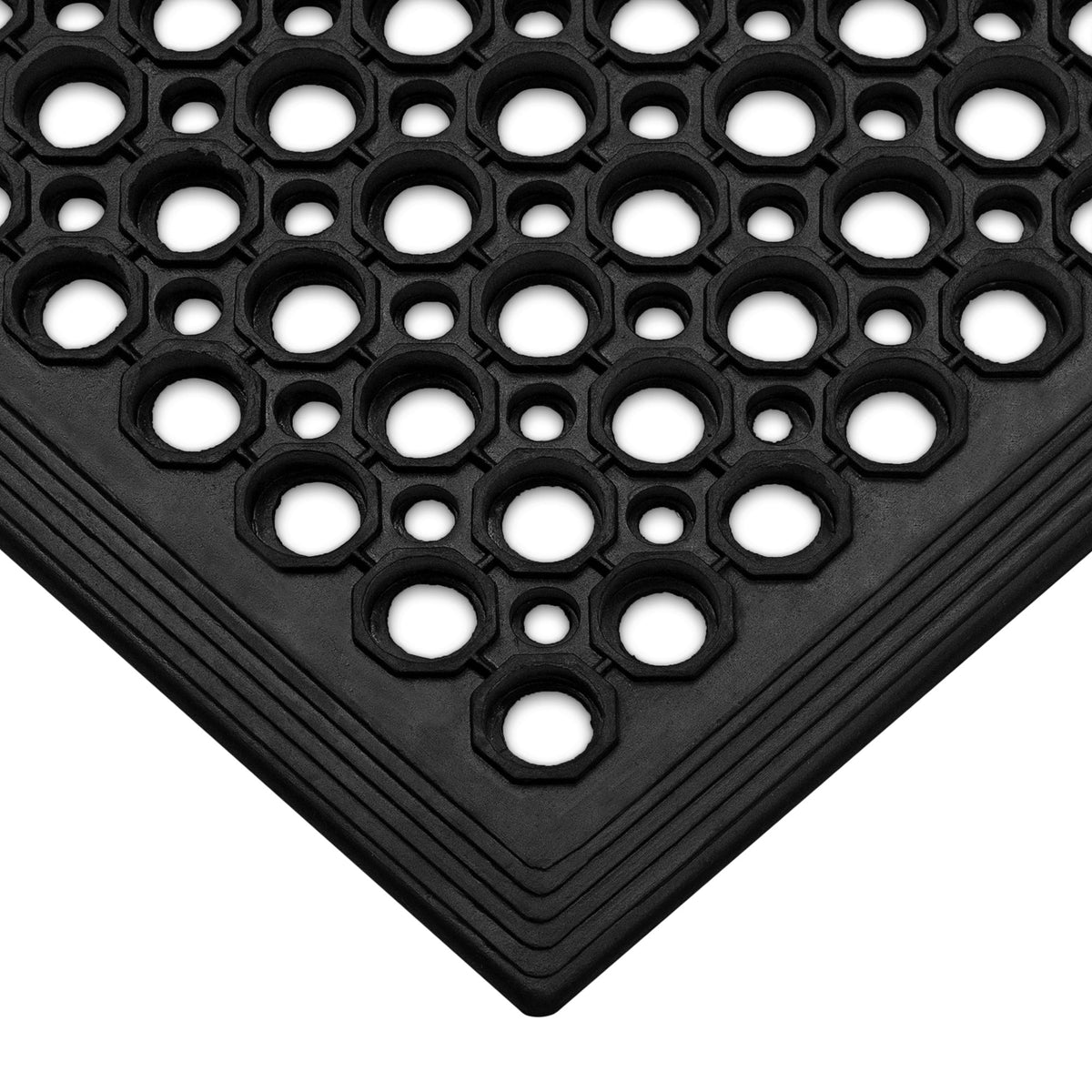 Apache Mills Grease-Proof Mat, 23.6"W x 35.4"L, Black - image 2