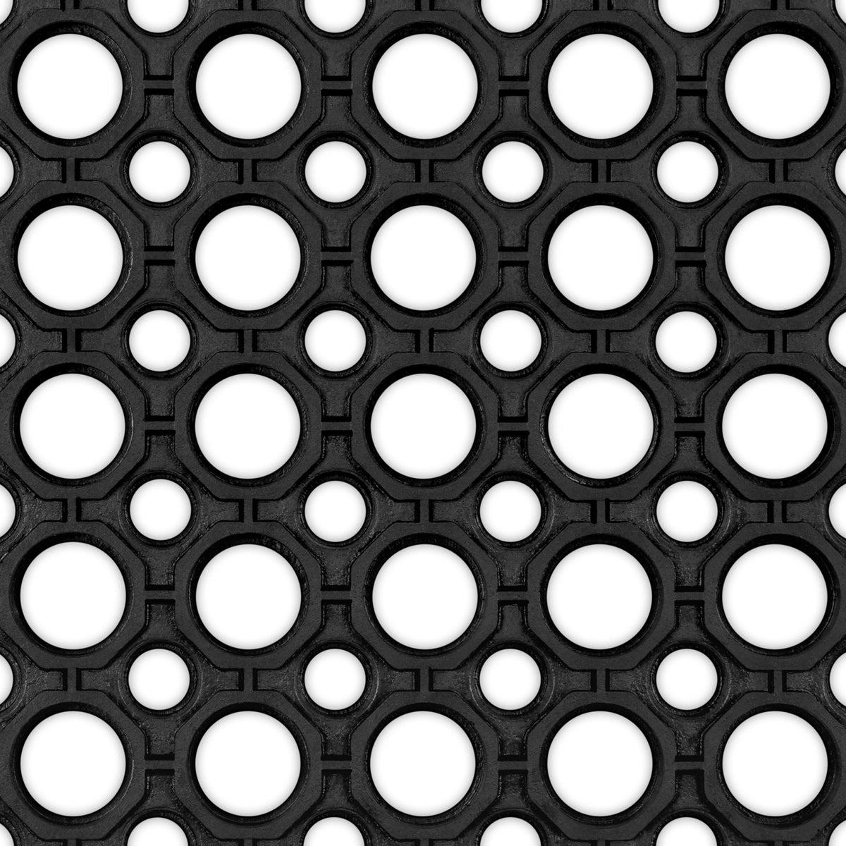Apache Mills Grease-Proof Mat, 23.6"W x 35.4"L, Black - image 3