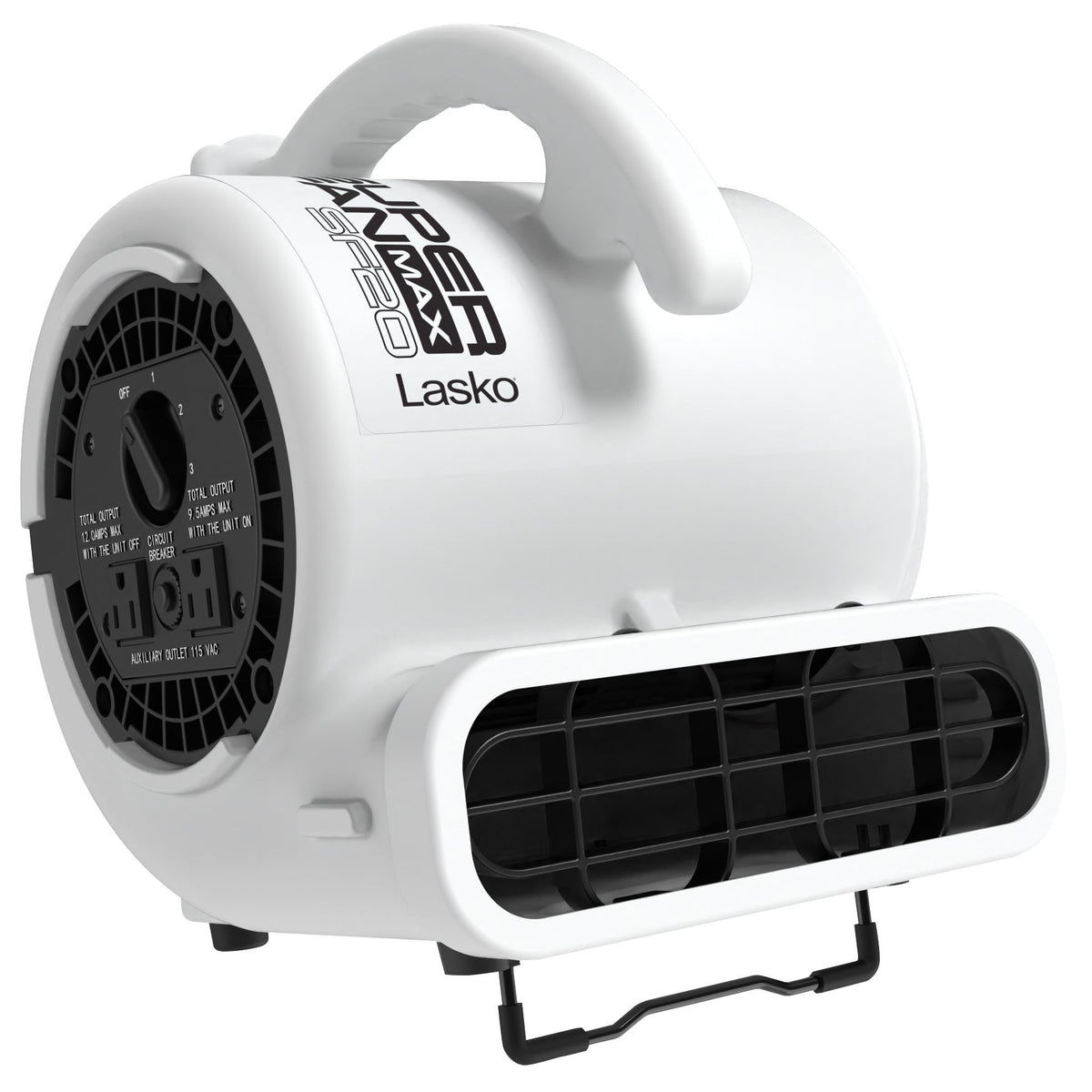 Lasko Super Fan Max Multi-Purpose Compact Air Mover, White