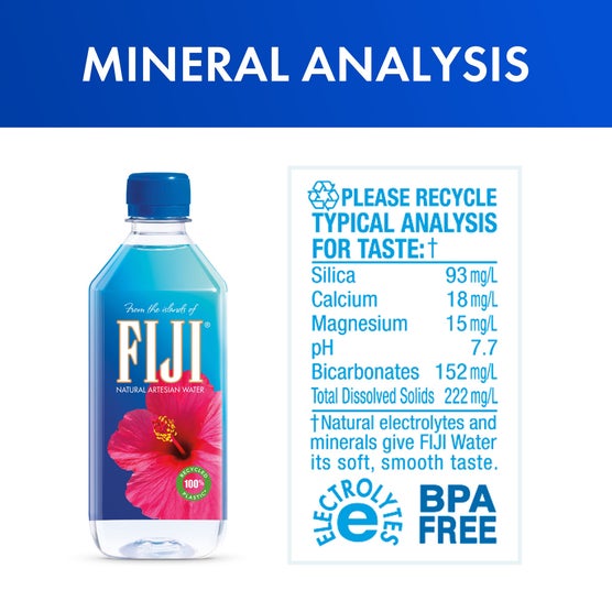 FIJI Natural Artesian Water, 500 mL, 24 ct