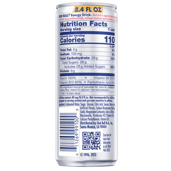 Red Bull Energy Drink, 8.4 fl oz, 24 ct