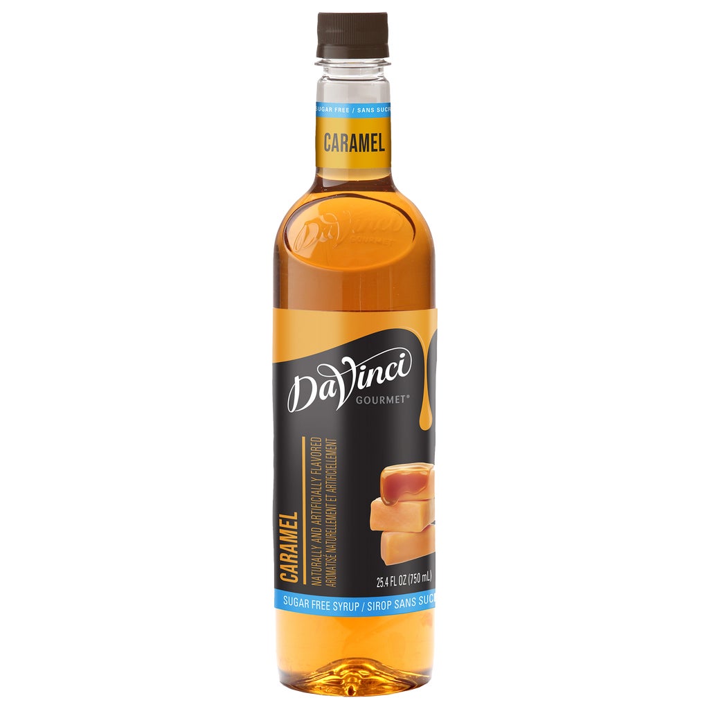 DaVinci Gourmet Sugar Free Syrup, Caramel, 25.4 fl oz