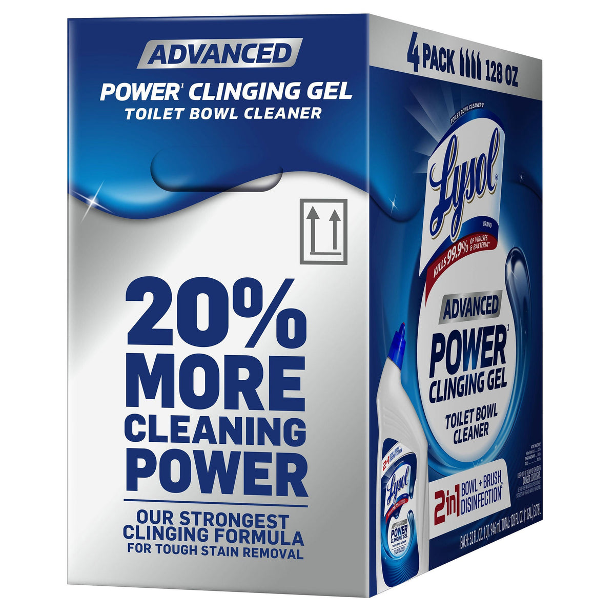 Lysol Advanced Toilet Bowl Cleaner, 32 fl oz, 4 ct - image 2